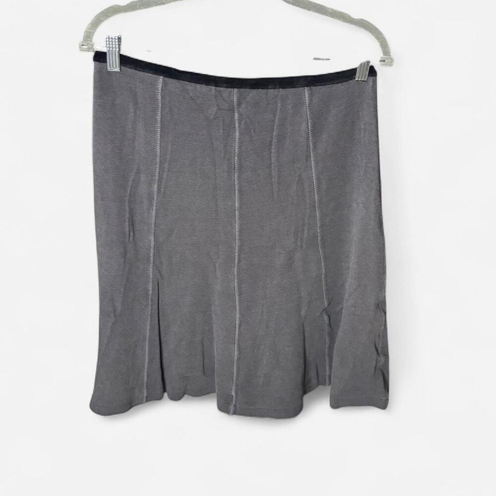 Horny Toad Flexcel Tencel Skirt Small Charcoal Gray A Line